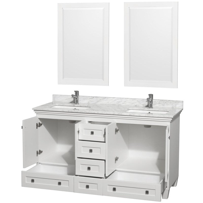 Wyndham Collection Acclaim 60" Double Bathroom Vanity - White WC-CG8000-60-WHT 4