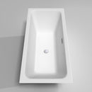 Wyndham Collection Galina 67" Soaking Bathtub - White WC-BTK1519-67 3