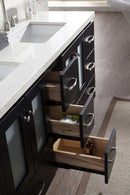 Ariel Bath Americano 73" Double Sink Vanity Set in Black 5