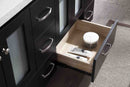 Ariel Bath Americano 73" Double Sink Vanity Set in Black 7