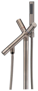 Anzzi Havasu 2-Handle Claw Foot Tub Faucet with Hand Shower in Brushed Nickel FS-AZ0042BN 7