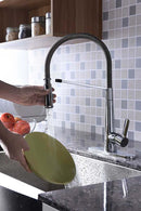 Anzzi Apollo Single Handle Pull-Down Sprayer Kitchen Faucet in Polished Chrome KF-AZ188CH 6