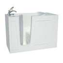 Venzi Artisan Series 26x53 White Whirlpool Walk-In Tub Left By Meditub