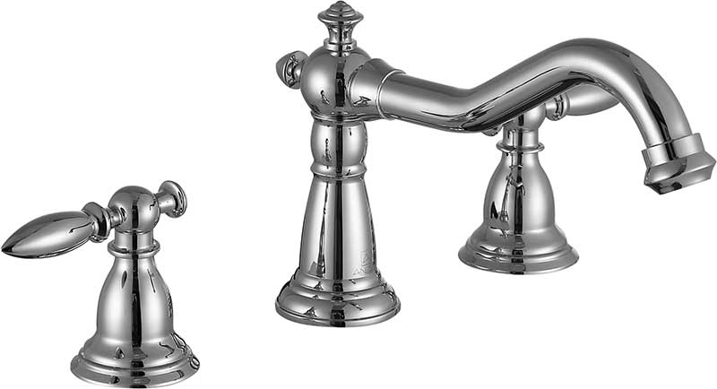 Anzzi Patriarch 8" Widespread Bathroom Sink Faucet in Polished Chrome L-AZ179CH 5