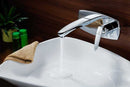 Anzzi Voce Series Single Handle Wall Mounted Bathroom Sink Faucet in Polished Chrome 4