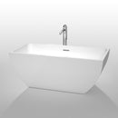 Wyndham Collection Rachel 59" Soaking Bathtub - White WC-BTK1505-59