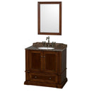 Wyndham Collection Rochester 36" Single Bathroom Vanity - Cherry WC-J231-36-SGL-VAN-CHE 3