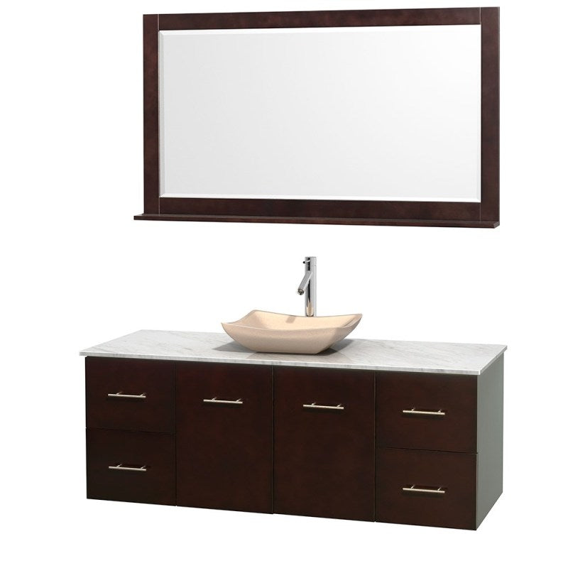 Wyndham Collection Centra 60" Single Bathroom Vanity Set for Vessel Sink - Espresso WC-WHE009-60-SGL-VAN-ESP 7