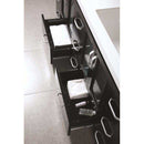 Design Element Stanton 72" Double Sink Vanity Set in Espresso 3