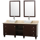 Wyndham Collection Premiere 72" Bathroom Double Vanity Set - Espresso WC-CG5000-72-ESP 4