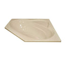 Lyons Industries Classic 5 ft. Front Drain Drop-in Soaking Bathtub in Almond