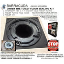 Barracuda Toilet Flange Tile Guide | 1/4 in. to 3/8 in stackable for thicker tile