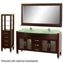 Wyndham Collection Daytona 63" Double Bathroom Vanity Set - Espresso w/ Drawers & Cabinet WC-A-W2200-63-ESP-SET 5