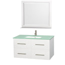 Wyndham Collection Centra 42" Single Bathroom Vanity for Undermount Sinks - Matte White WC-WHE009-42-SGL-VAN-WHT- 3