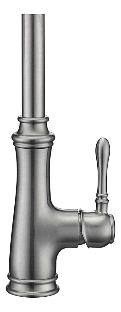 Anzzi Luna Single Handle Pull-Down Sprayer Kitchen Faucet in Brushed Nickel KF-AZ1131BN 6