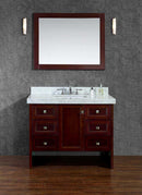Ariel by Seacliff Beckonridge 42" Single-Sink Bathroom Vanity Set With Mirror SCBEC42SWA