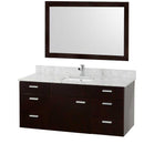 Wyndham Collection Encore 52" Single Bathroom Vanity Set - Espresso WC-CG4000-52-ESP