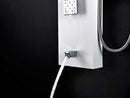Anzzi VEGA Series 56 in. Full Body Shower Panel System with Heavy Rain Shower and Spray Wand in White