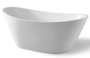 Anzzi Cross Series 5.58 ft. Freestanding Bathtub in White FT-AZ110 4