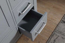 Anzzi Chateau 36 in. W x 22 in. D Vanity in Gray with Marble Vanity Top in Carrara White with White Basin and Mirror 10