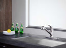 Anzzi Del Acqua Single-Handle Pull-Out Sprayer Kitchen Faucet in Brushed Nickel KF-AZ204BN 3