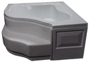 American Acrylic 60" x 60" Soaker Deep Corner Bathtub