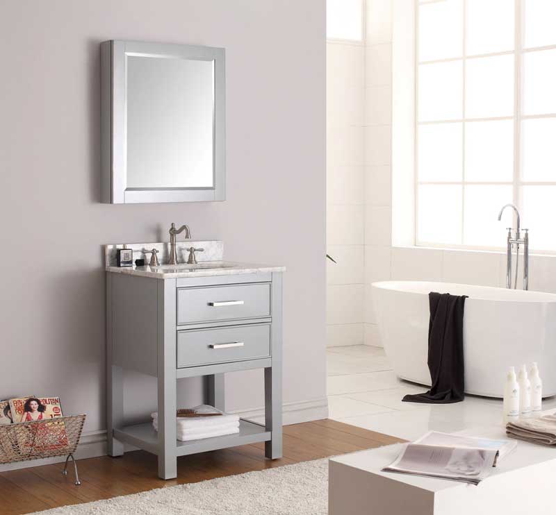 Avanity 24 in. Mirror Cabinet for Brooks / Modero / Tribeca 14000-MC24-CG 3