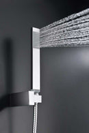 Anzzi Byne Single Handle Wall Mounted Showerhead and Bath Faucet Set in Polished Chrome 6