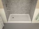 Anzzi Tier 32 x 60 in. Left Drain Single Threshold Shower Base in White SB-AZ03LD 3