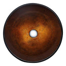 Anzzi Gardena Series Deco-Glass Vessel Sink in Amber Gold LS-AZ8225 3