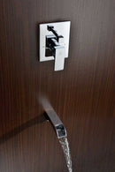 Anzzi Mezzo Series Single Handle Wall Mounted Showerhead and Bath Faucet Set in Polished Chrome 6