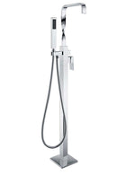 Anzzi Yosemite 2-Handle Claw Foot Tub Faucet with Hand Shower in Polished Chrome FS-AZ0050CH 16