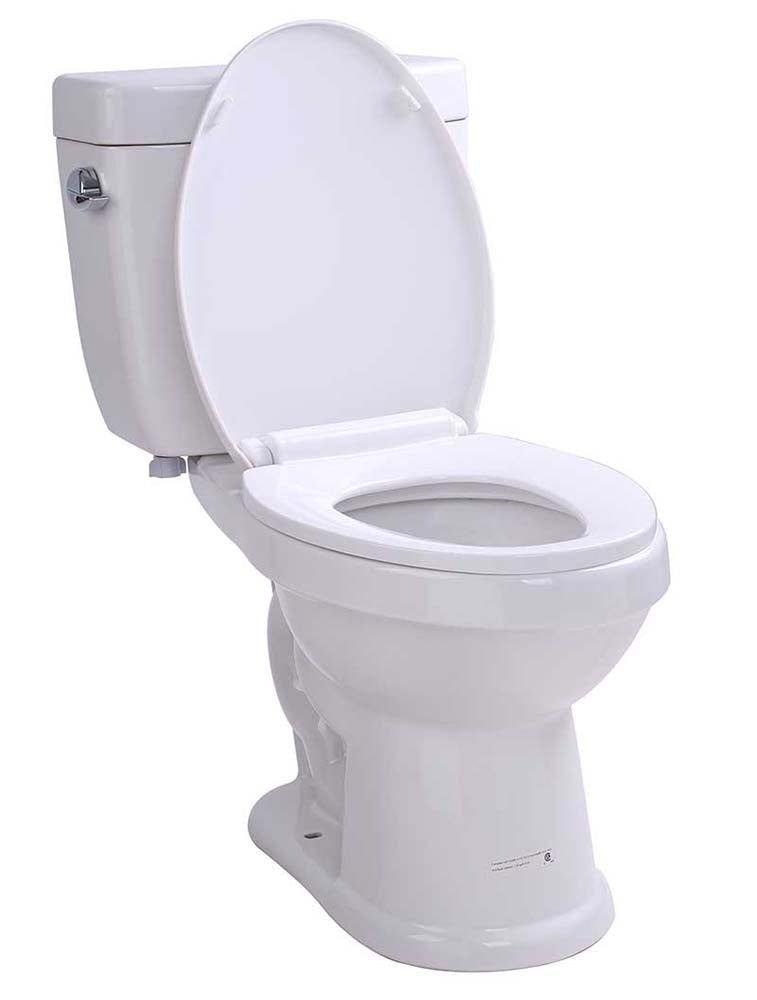 Anzzi Talos 2-piece 1.6 GPF Single Flush Elongated Toilet in White T1-AZ065 23