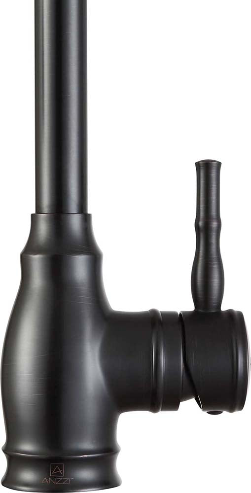 Anzzi Bell Single-Handle Pull-Out Sprayer Kitchen Faucet in Oil Rubbed Bronze KF-AZ215ORB 11