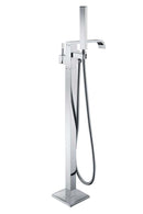 Anzzi Angel 2-Handle Claw Foot Tub Faucet with Hand Shower in Polished Chrome FS-AZ0044CH 18