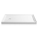 Anzzi Colossi Series 60 in. x 36 in. Shower Base in White SB-AZ007WL