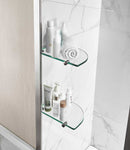 Anzzi Galleon 48 in. x 58 in. Frameless Tub Door with TSUNAMI GUARD in Brushed Nickel SD-AZ054-01BN 9