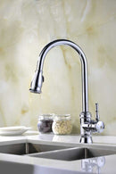 Anzzi Sails Pull Down Single Handle Kitchen Faucet in Polished Chrome 2