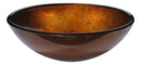 Anzzi Posh Series Deco-Glass Vessel Sink in Amber Gold LS-AZ292 2