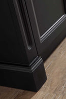 Ariel Bath Westwood 73" Double Sink Vanity Set in Black 5