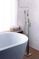 Anzzi Yosemite 2-Handle Claw Foot Tub Faucet with Hand Shower in Brushed Nickel FS-AZ0050BN 2