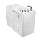Ella's Bubbles OLA2652-R-HB Transfer26 26"x 52" Soaking Acrylic Walk-In Bathtub with Right Outward Swing Door, Ella 5pc. Fast-Fill Faucet, Dual 2" Drains, White