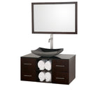 Wyndham Collection Abba 36" Vanity Set - Espresso WC-B900-36-ESP