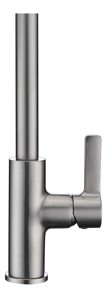 Anzzi Serena Single Handle Pull-Down Sprayer Kitchen Faucet in Brushed Nickel KF-AZ1675BN 7