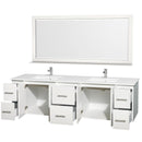 Wyndham Collection Centra 80" Double Bathroom Vanity for Undermount Sinks - Matte White WC-WHE009-80-DBL-VAN-WHT- 3