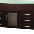Wyndham Collection Daytona 78" Double Bathroom Vanity Set & Side Cabinet - Espresso WC-A-W2200-78-ESP-SET 5