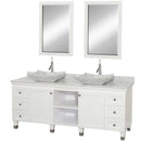 Wyndham Collection Premiere 72" Bathroom Double Vanity - White WC-CG5000-72-WHT 6