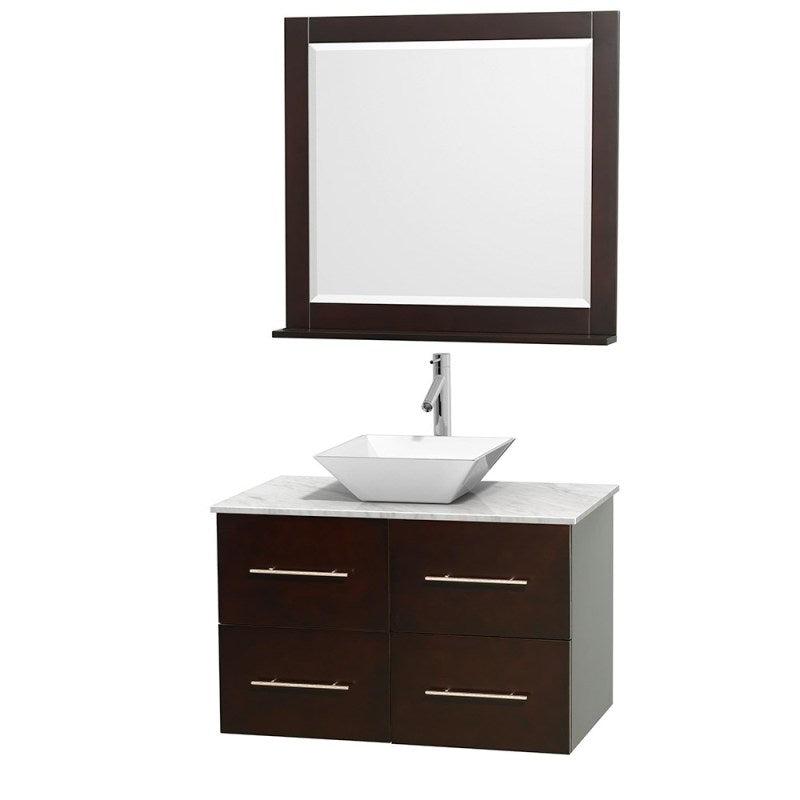 Wyndham Collection Centra 36" Single Bathroom Vanity Set for Vessel Sink - Espresso WC-WHE009-36-SGL-VAN-ESP 7