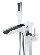 Anzzi Union 2-Handle Claw Foot Tub Faucet with Hand Shower in Polished Chrome FS-AZ0059CH 10