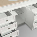 Wyndham Collection Andover 60" Traditional Bathroom Vanity Set - White WC-TS60-WHT 6